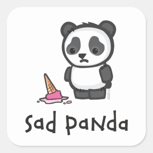 Sad Panda sticker