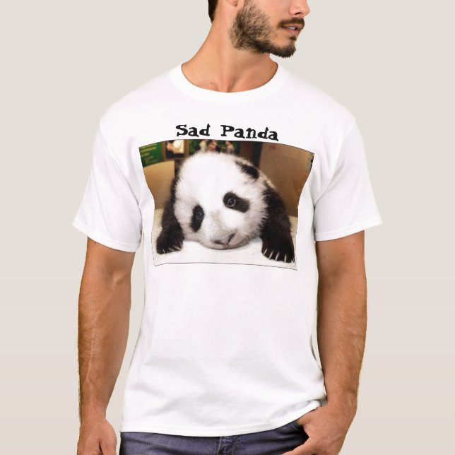 Sad Panda T-Shirt (Front)