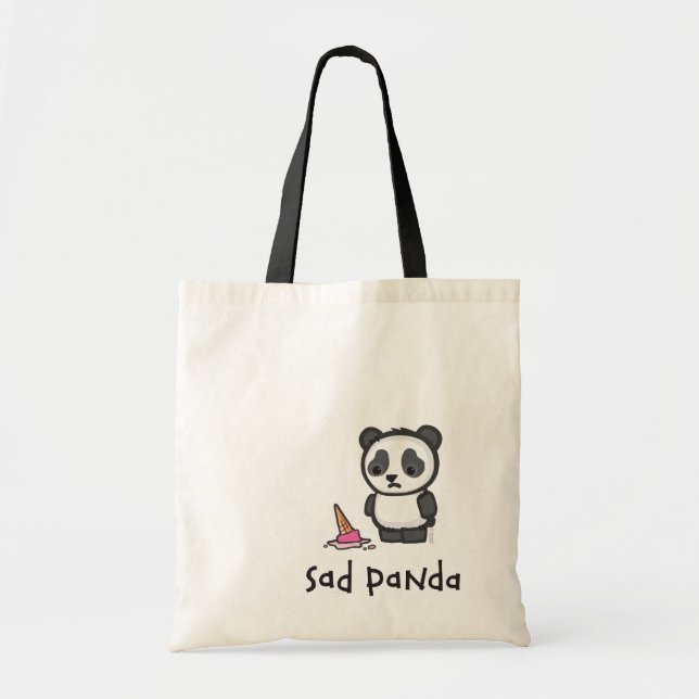 Sad Panda tote bag (Front)