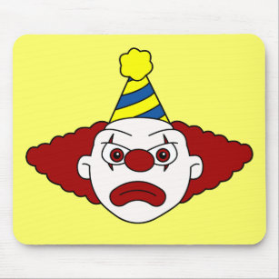 Sad Party Clown Mousepad