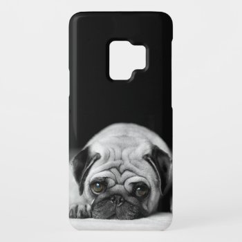 Sad Pug Case-mate Samsung Galaxy S9 Case by Wilderzoo at Zazzle