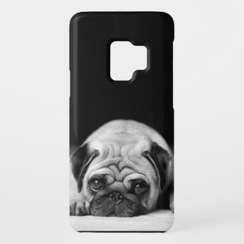 Sad Pug Case-mate Samsung Galaxy S9 Case by Wilderzoo at Zazzle