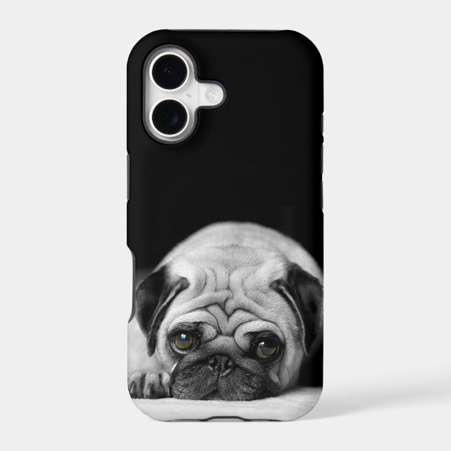 Sad Pug Iphone Case (Back)