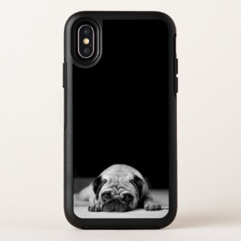 Sad Pug Otterbox Symmetry Iphone X Case by Wilderzoo at Zazzle
