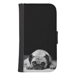 Sad Pug Galaxy S4 Wallet Case