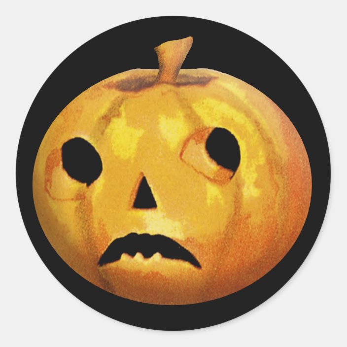 sad-pumpkin-face-for-halloween-fun-stickers-zazzle