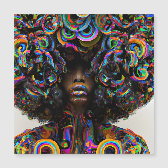 Sad Rainbow Melanin Queen Black Girl Magic Sista (Front)