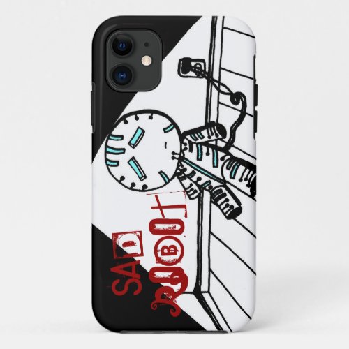 Sad Robot iPhone 5 Case