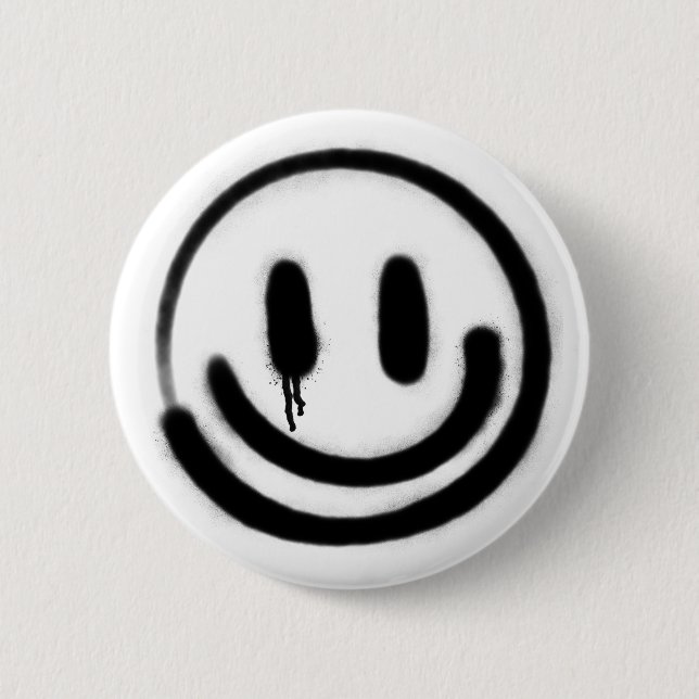 sad smile emoji button (Front)