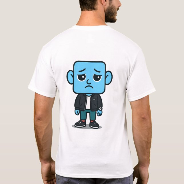 Sad Smilo T-shirt - Emotional design (Back)