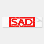 Sad Stamp Bumper Sticker