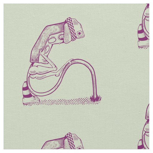 Sad traffic light  fabric