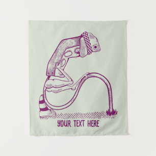 Sad traffic light  tapestry