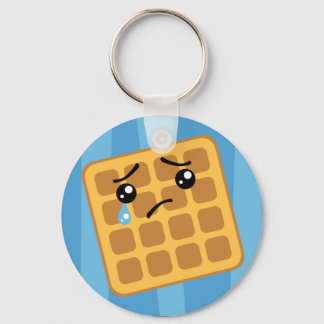 Sad Waffle Keychain