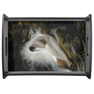 Sad Woman's Sorrow (by Horace Vernet) Serving Tray