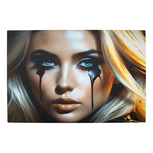 Sad World 19 Metal Print (Front)