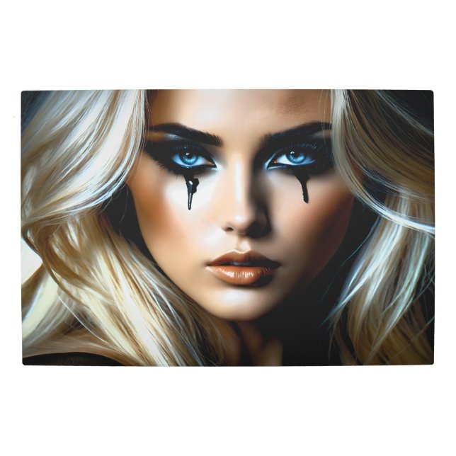 Sad World 21 Metal Print (Front)