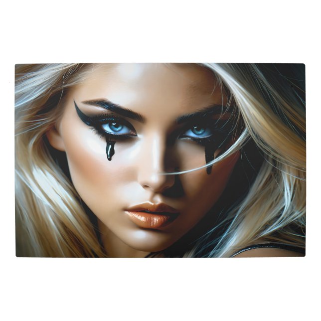 Sad World 25 Metal Print (Front)