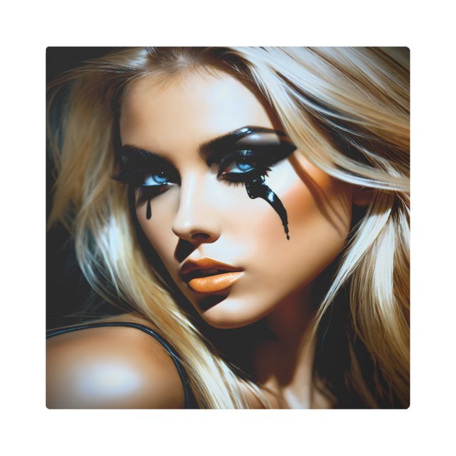 Sad World 27 Metal Print (Front)