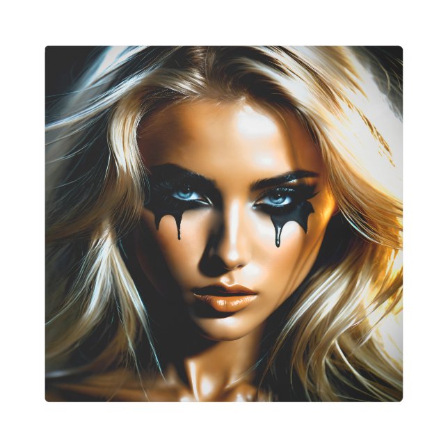 Sad World 30 Metal Print (Front)