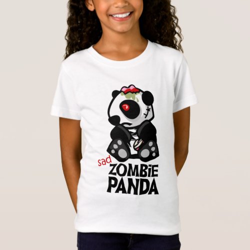 sad Zombie Panda T_Shirt