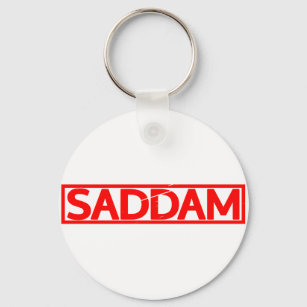 Saddam Stamp Keychain