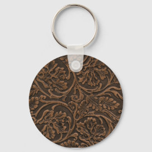 Saddle Leather Keychain