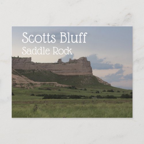 Saddle Rock Scotts Bluff National Monument NE Postcard