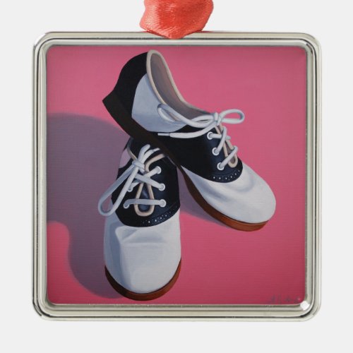 Saddle Shoes Art Metal Ornament