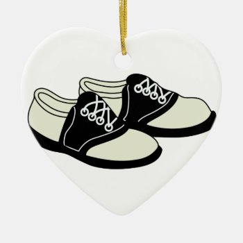 Saddle Shoes Ceramic Ornament by Grandslam_Designs at Zazzle