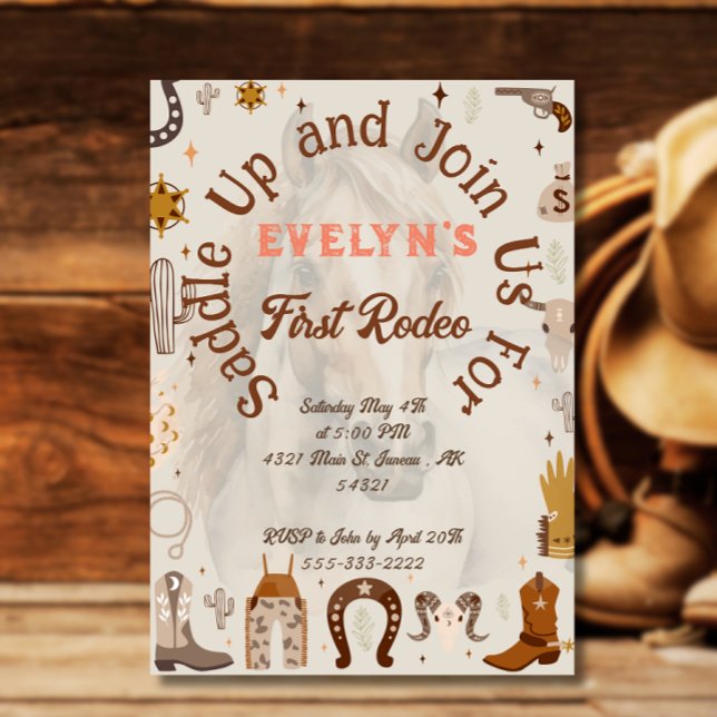 Saddle Up Country Western Birthday  Invitation (Creator Uploaded)