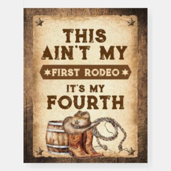 Saddle Up Country Western Cowboy Foam Board by YourMainEvent at Zazzle