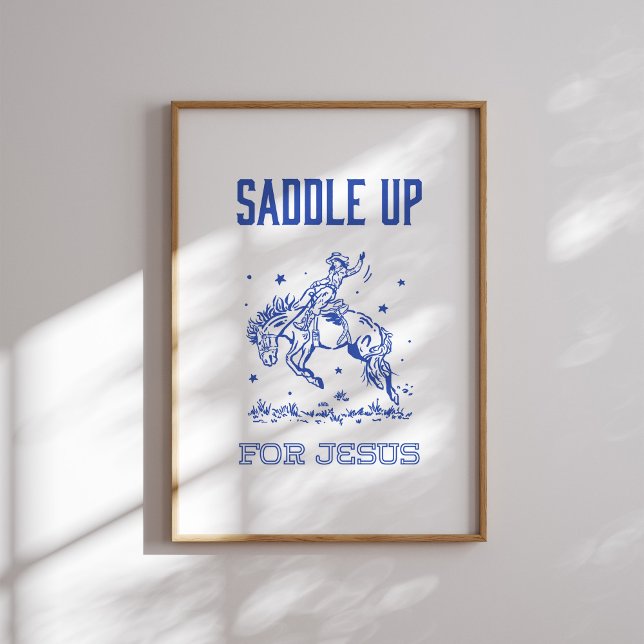 Saddle Up for Jesus – Rodeo Style Poster (Creator Uploaded)