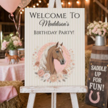 Saddle Up Horse Birthday