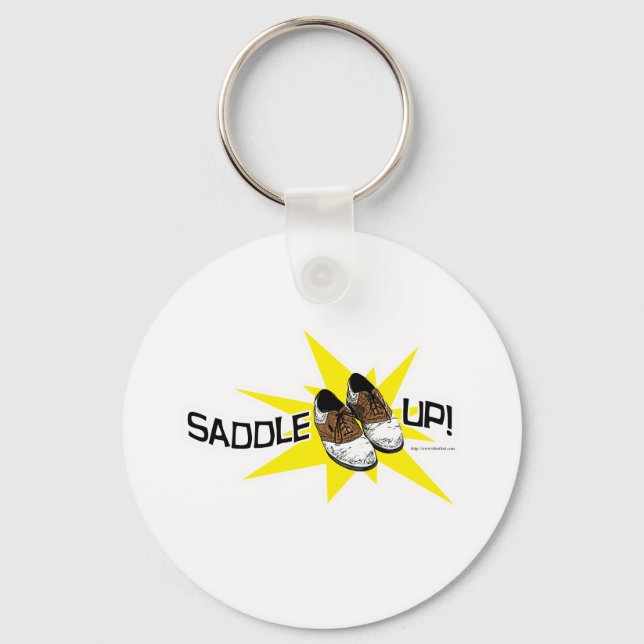 Saddle Up! Keychain (Front)