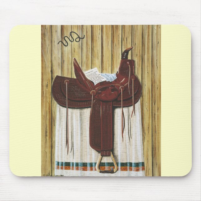 Saddle Up Mouse Pad (Front)
