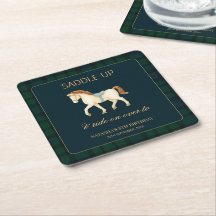 Saddle Up Vintage Preppy Horse Birthday 