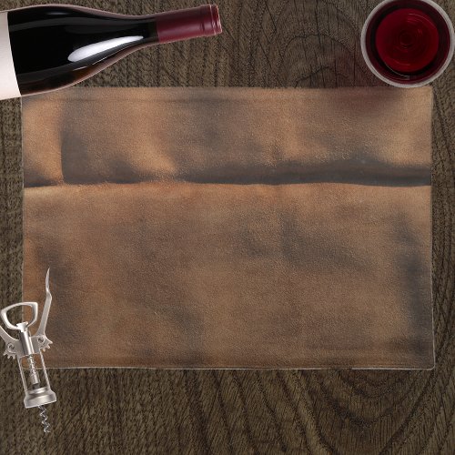 Saddlebags Faux Suede Leather Cloth Placemat