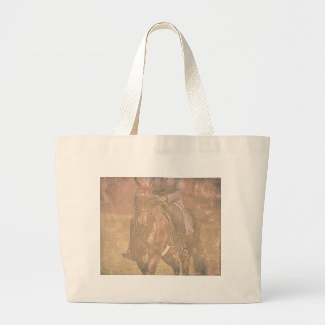 Saddlebred Dreams Large Tote Bag (Front)