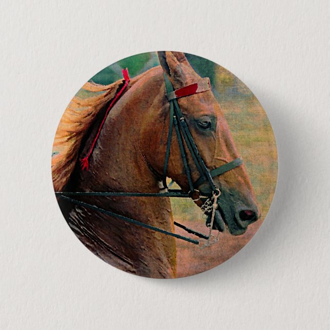 Saddlebred Faux Painting Button (Front)