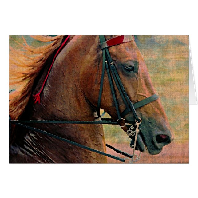 Saddlebred Faux Painting Cards (Front Horizontal)