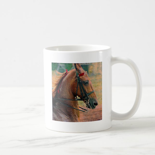 Saddlebred Faux Painting Coffee Mug (Right)