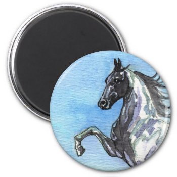 Saddlebred Horse Art Magnet by GailRagsdaleArt at Zazzle