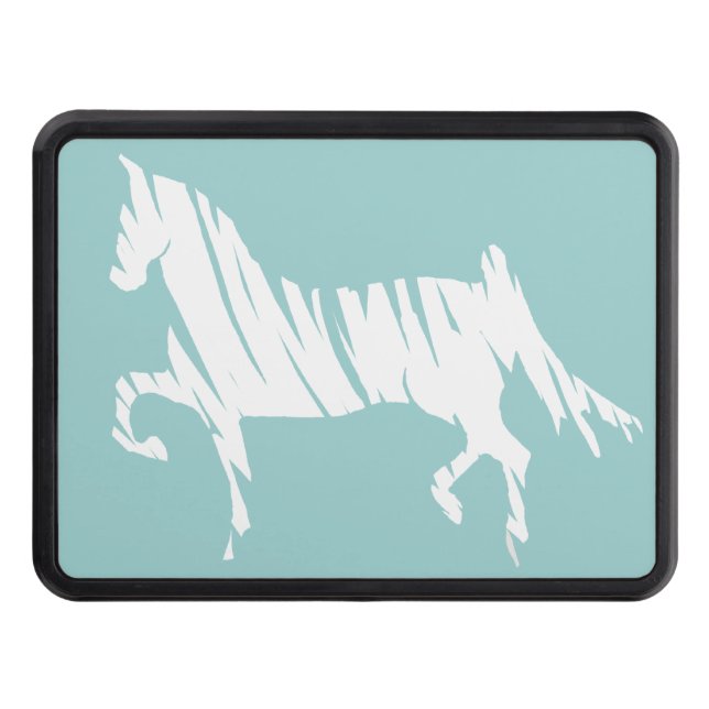 Saddlebred Horse Art Tow Hitch Cover (Front)