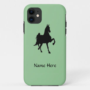 Saddlebred Horse Silhouette iPhone 11 Case