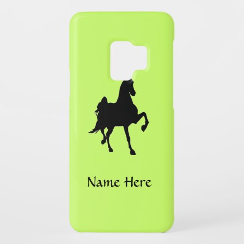 Saddlebred Horse Silhouette Case_Mate Samsung Galaxy S9 Case