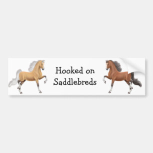 Saddlebred Horses Bumper Sticker