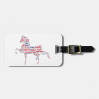 Saddlebred Luggage Tag