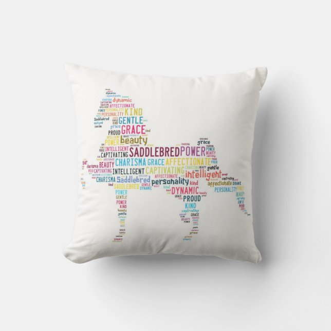 Saddlebred Pillow (Front)