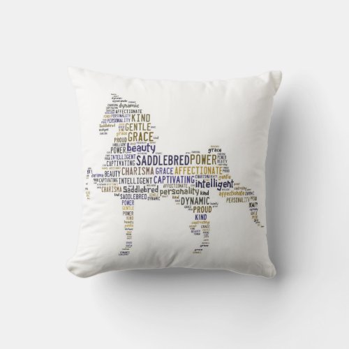 Saddlebred Pillow